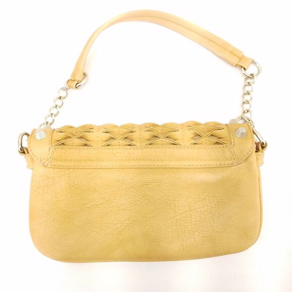 Izzy And Ali Cross Body Clutch Purse Vegan Leather Woven Studded Messenger Bag - Picture 2 of 9